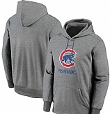 Men's Chicago Cubs Nike Gray 2020 Postseason Collection Pullover Hoodie